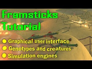 Framsticks tutorial #2: Graphical user interface. Simulation engines.