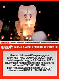 Festival Lampion Jogja: Moment Tak Terlupakan