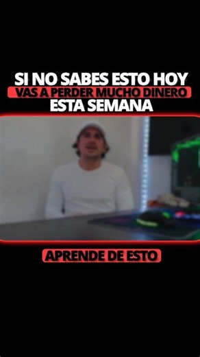 Si No Sabes Esto Hoy, Vas A Perder Mucho Dinero Esta Semana 👉 Sí te gustaría potenciar todas tus operaciones ganadoras con los filtros que uso y los indicadores, escríbeme ‘’FVM’’ por aquí: https://wa.me/message/A7QDJGSDIYYVH1 ⚠️ Aquí vas a descubrir: 00:00 - Qué días son los más peligrosos para operar 00:46 - Lunes - Baja liquidez y falsos rompimientos 01:27 - Martes - Este dato decide si el dólar ataca o cae 03:20 - Miércoles - El Mercado Se Confiesa 05:04 - Jueves - Muchos Datos Puede Causar