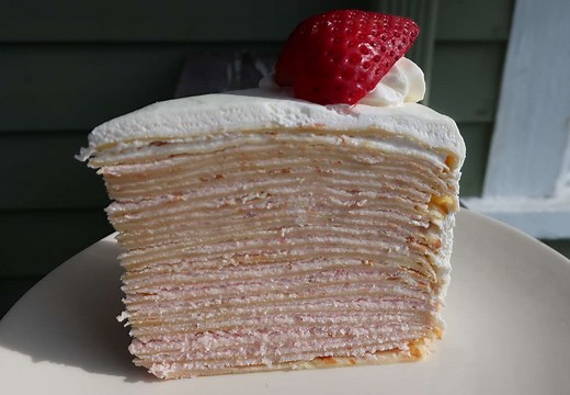 Chef John's Strawberry Crêpe Cake