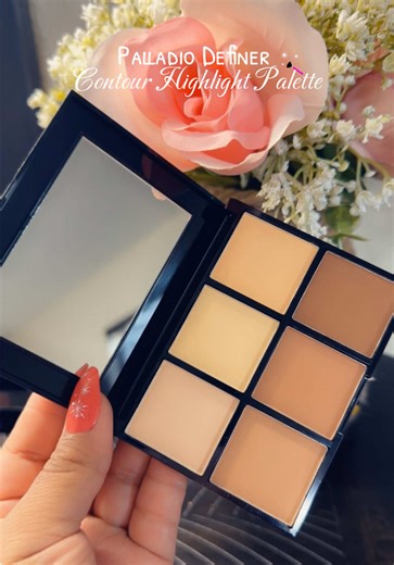 Cute Palladio Definer Contour and Highlight Palette ✨ #palladiobeauty #palette #contour #makeup #fyp @Palladio Beauty