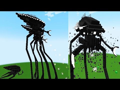 Extermination MOD in Minecraft - War of the Worlds Tripod