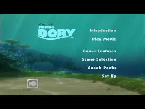 Finding Dory DVD Menu 2003