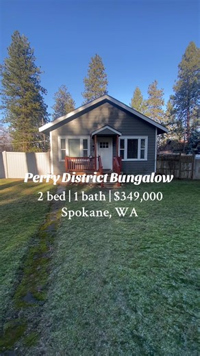 And a guest appearance! A great starter home, house hack option, Investment/rental, or short term rental option. 2 bed, 1 bath, transitional room, 1500 square feet in this home listed by Desiree Renshaw. I’m a home buying expert in the greater Spokane area. If you have questions about this home or need details on how to customize maximize your personal real estate experience, comment, message me, or connect with the link in my bio!