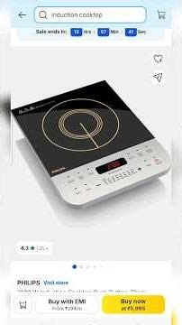 Philips 2100 W Induction Cooktop under 2000 Rs Price Deal Review in Flipkart sale.