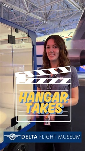 5.1K views · 109 reactions | Kate, one of our assistant supervisors, tells us about her favorite artifact on display. Hangar Takes is a series where our amazing staff and dedicated volunteers share their favorite treasures on display in the hangars! Stay tuned to see more stories & history behind these incredible artifacts. #DeltaFlightMuseum #BehindTheScenes #AviationHistory #MuseumMoments #StaffFavorites | Delta Flight Museum | Facebook