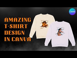 Canva T-Shirt Design with Pop Out Effect | Step-by-Step Tutorial