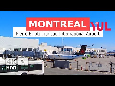 Explore Montréal-Trudeau Airport in Stunning 4K | YUL | Quebec, Canada 2025