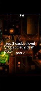 [PT2] top 3 easiest level on gd must you beat it😎
