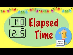 Learn how to find elapsed time. Take a quiz to see what you've learned! Link in description.