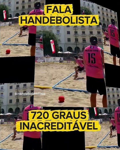 Hey handball player, have you ever seen a 720-degree goal in beach handball?