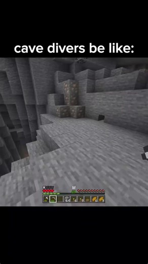 Exploring Cave Diving in Minecraft