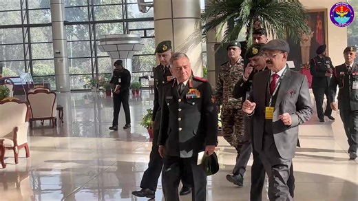 Listen In | Chief of Defence Staff General Anil Chauhan speaks on the evolving character of warfare at the Tri-Services Future Warfare Course (FWC-3), Manekshaw Centre, New Delhi, highlighting the growing importance of cyberspace, electronic warfare and the electromagnetic spectrum. #FutureWarfareCourse #ModernWarfare #MilitaryTechnology Rajnath Singh Sanjay Seth PMO India Press Information Bureau - PIB, Government of India Indian Navy ADGPI - Indian Army Indian Air Force | Ministry of Defence, 