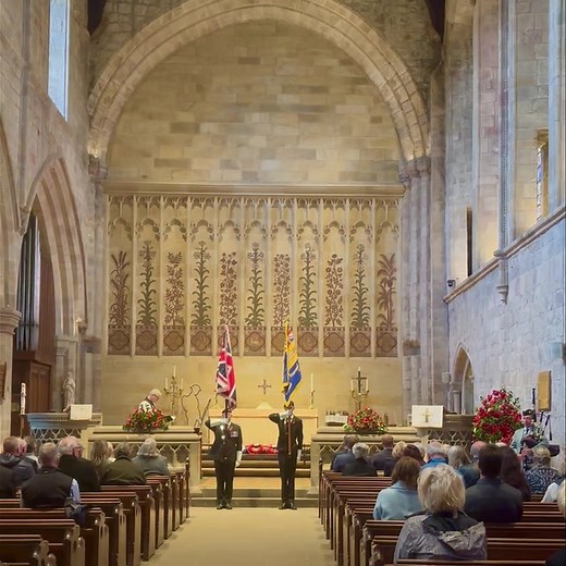 An incredibly special service has taken place today at Bolton Priory, dedicated to the crew of the Royal Canadian Air Force Lancaster bomber that crashed on Beamsley Beacon after taking off from RAF Leeming. Poor weather conditions caused the plane to crash and, very sadly, four of the eight crew members died. Today marks the 80-year anniversary. Families of the crew have travelled from Canada to commemorate their loved ones and honour their bravery. | Bolton Abbey
