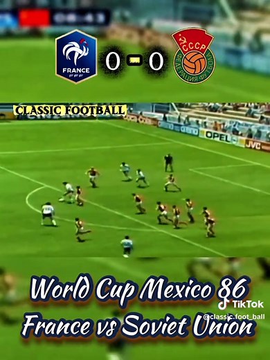 World Cup 1986: France vs Soviet Union Match Highlights