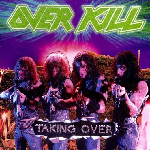 On this day thirty nine years ago Overkill released their second studio album called Taking Over 🔥🔥🔥🥃. What are your top four favorite songs from this album? Here are mine 1. Overkill II (The Nightmare Continues) 2. In Union We Stand 3. Wrecking Crew 4. Fatal If Swallowed It's the last album that featured Rat Skates on drums who left in 1987 and was replaced by Sid Falck. Overkill toured for less than a year to promote Taking Over. In March–April 1987, they opened for Helloween on their Keep