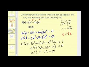 Rolle's Theorem