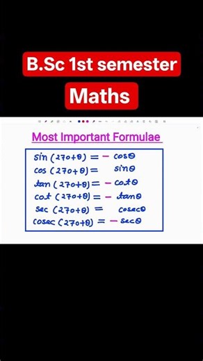 BSc 1st Semester maths ✅ Bsc first semester maths video #bsc #bsc1stsemester #bsc1stsem #bscmaths