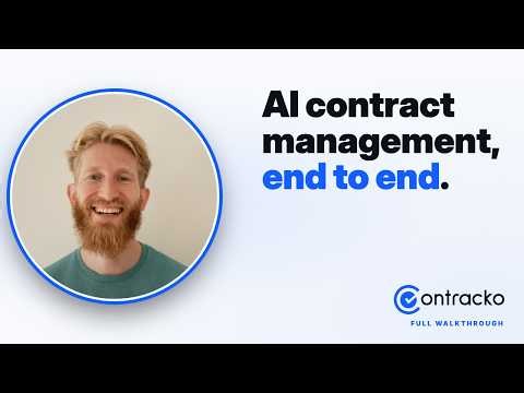 AI Contract Management Software: Full Contracko Walkthrough & Demo