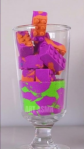 Relaxing Kinetic Sand ASMR: Dropping, Crushing & Fast Squishing Sounds! Sleep Aid 😴✨#short #ASMR