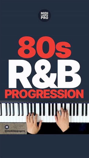 MIDI Loops Pro on Instagram: "Here’s a nostalgic 80s R&B chord progression for your next track! 🎶 If you’d like even more inspiration, be sure to check out my latest MIDI Pack: The R&B Producer Pack. Chord progressions carefully voiced and played in for you! Just drag and drop them straight into any instrument or track in your DAW. Because everything is in MIDI format, it’s super easy to edit these files and customise them to fit your track exactly as needed. I’ve even included melodies, bass l