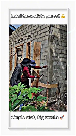 simple trick to install column formwork alone