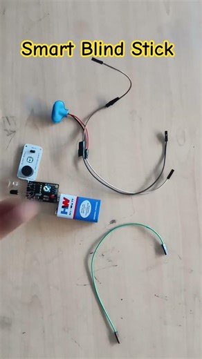 Smart Blind Stick 🔊 | IR Sensor Obstacle Detection | Without Arduino