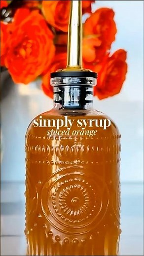 homemade spiced orange syrup. perfect in old fashioneds, tea, lattes, marinades and dessert.