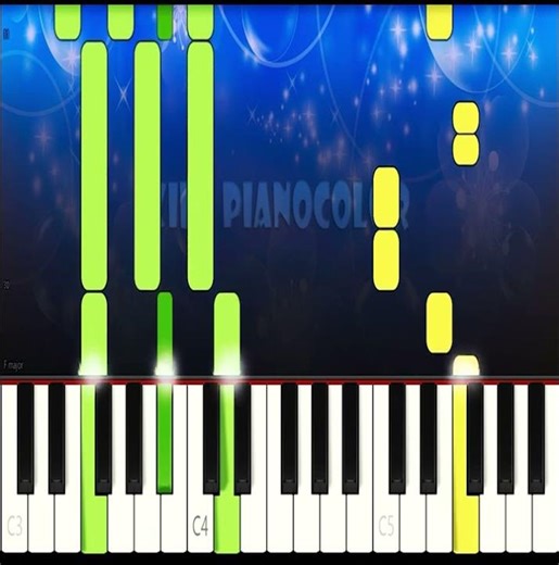 The Car Color Song - Cocomelon | Piano