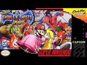 Super Ghouls 'n Ghosts - Super Mario Edition [SNES] (Sprite Hack)