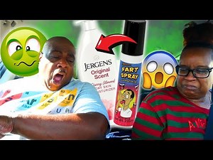 Putting FART SPRAY In His LOTION BOTTLE PRANK! (HILARIOUS REACTION)