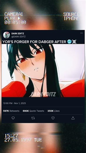 yor's forger for danger after 🥶☠️ || spy x family