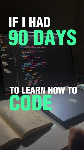Berkhan on Instagram: "Comment "roadmap". 90 DAYS to learn how to code? This is the exact plan I’d follow 🚀💻 I’d start with Harvard CS50 🎓 Most people skip the fundamentals, but that’s the part that makes everything easier later. Put in about 8 hours a week and build a real foundation. At the same time, I’d learn Python 🐍 It’s beginner friendly, super in demand, and you can build almost anything with it. Then I’d use the 30 Days of Python GitHub repo 📚✅ One lesson a day, steady progress, an