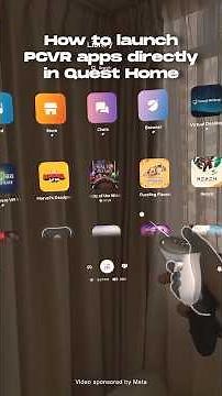 How to launch PCVR games on Quest Home Menu directly (V81+)