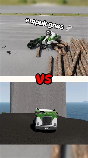 BENDA MANA YANG BISA SELAMATIN TRUK JATUH 🙏#beamgdrive #truk #bus