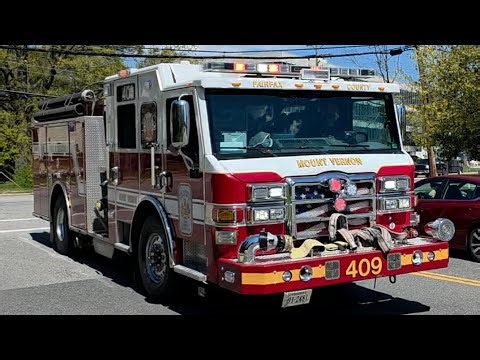 Fairfax County Fire & Rescue Department Engine 409 Responding 4-6-2026