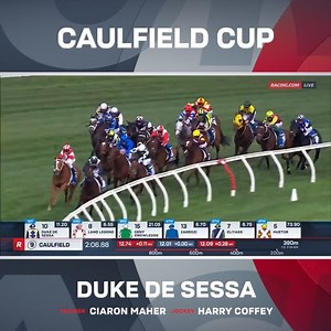 159K views · 1.5K reactions | "This is your moment!" Harry Coffey wins the 2024 Caulfield Cup aboard DUKE DE SESSA!  | Racing.com | Facebook