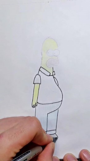Easy Step-by-Step Guide on How to Draw Homer Simpson