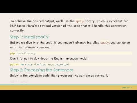 How to Convert Doc String Sentences into a List in Python Using spaCy