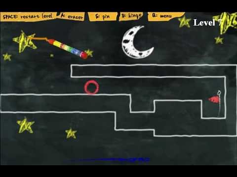 Magic Pen Flash Game ALL LEVELS in 59 Shapes !!!!