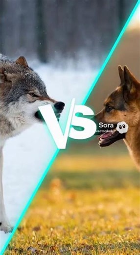 Wolf vs K9 Dog 🐺🐕 | Who Is the Ultimate Boss of the Wild?