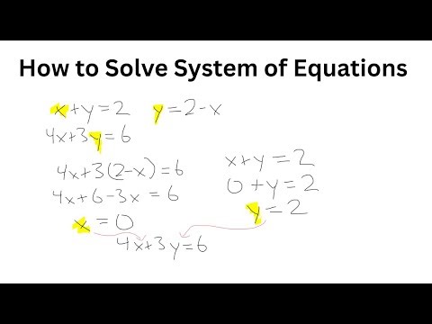 How to Solve System of Equations (Simple Methods!)
