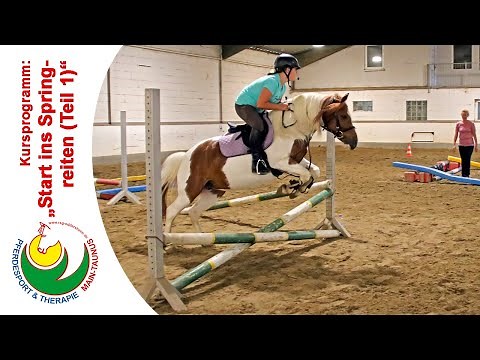 Reitenlernen: "Start ins Springreiten - Teil 1" mit Karen Krause, Juni 2020 | Reitunterricht
