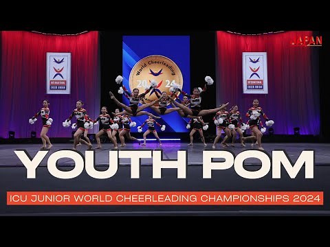 Team JAPAN Youth Pom | ICU Junior World Cheerleading Championships 2024 | Gold