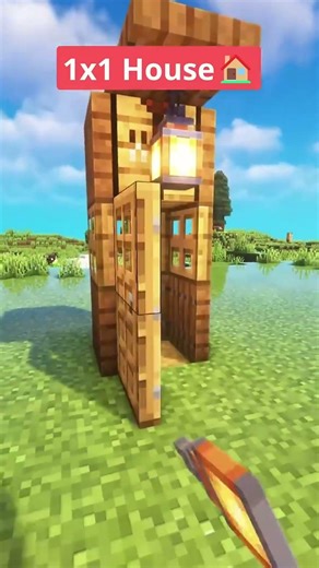 🏡 Minecraft’s TINIEST House Build (Cozy + Aesthetic Overload 🌿)#shorts #fyp