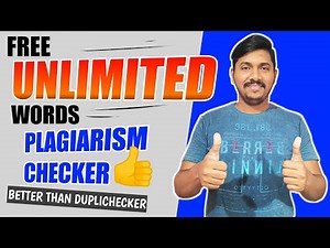 Free Plagiarism Checker Without Word Limit | Unlimited Words Plagiarism Checker with 💯% Accuracy