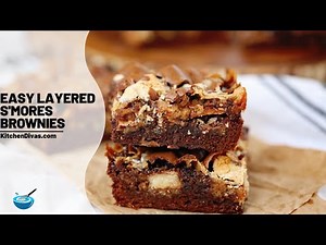 Easy Layered S'mores Brownies