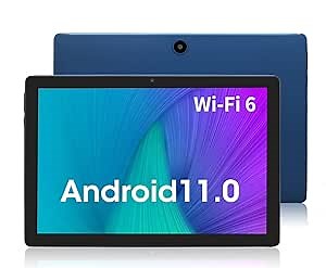 weelikeit Tablet 10 Inch, Android 11 Tablet with 5G WiFi+AX WiFi6,3GB RAM 32GB ROM Tablet PC,Quad-Core Processor,IPS HD Display Tablet with Stylus, 5MP+8MP Camera, Bluetooth,GMS Certified(Blue)