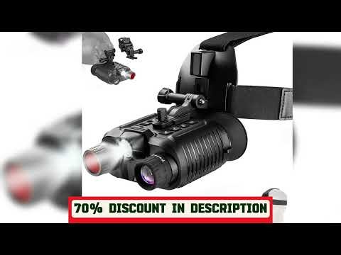 A must-have product! New 4K UHD Helmet Mounted Night Vision Binoculars 36MP Head Mounted Tactical