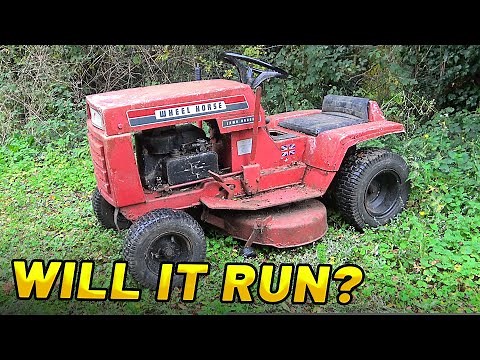 ABANDONED MOWER 10+ YEARS OUTSIDE - Will it Run?